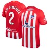 Maglia Atlético Madrid J.M. Gimenez 2 Primo 2023-24 Maniche Corte - Uomo Maglia Atlético Madrid J.M. Gimenez 2 Primo 2023-24 Maniche Corte - Uomo